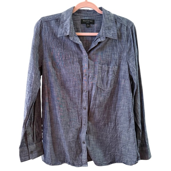 Banana Republic Denim Button-Up Shirt - Picture 1 of 7